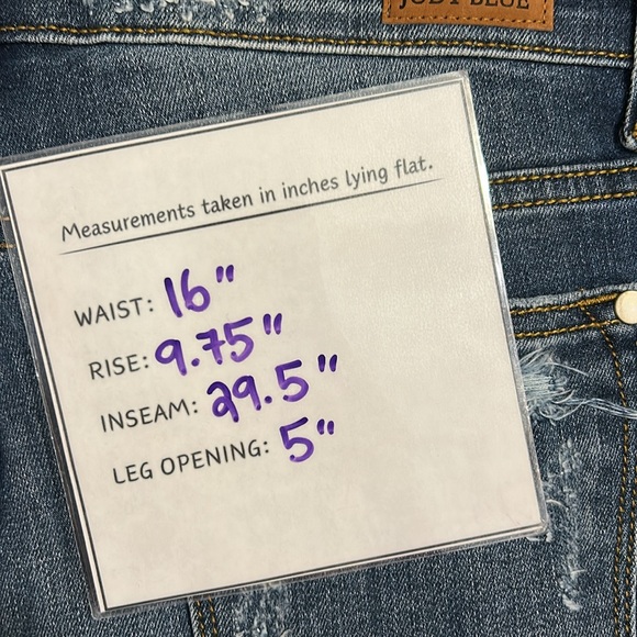 Judy Blue Women's Leopard Print Patch Skinny Jeans 32x29.5 Mid-rise JB8265MD
Y - Picture 9 of 17